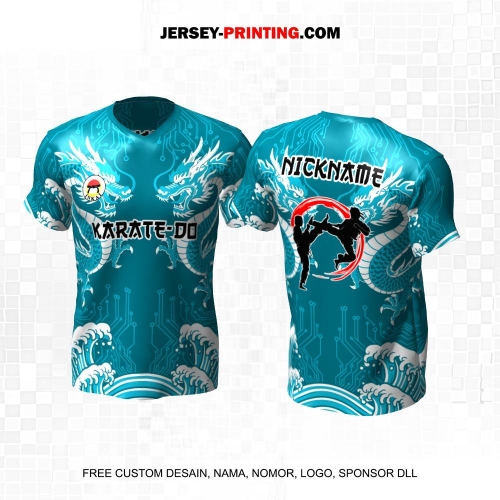 Jersey Karate Tosca Tua Motif Naga 28