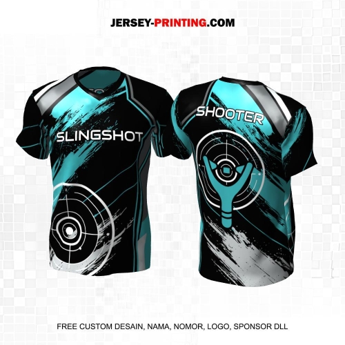 Jersey Ketapel Slingshot Plintheng Hitam Abu Tosca Motif Abstrak 15