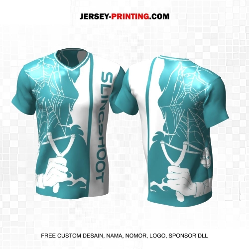Jersey Ketapel Slingshot Plintheng Tosca Putih Motif Abstrak 13