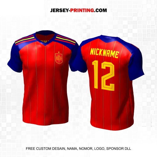 Jersey Timnas Pildun Piala Dunia 2026 Spain World Cup 10