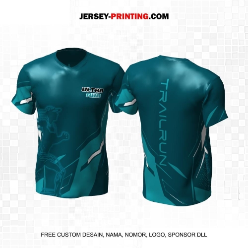 Jersey Trail Run Lintas Alam Cross Country Tosca Motif Abstrak 19