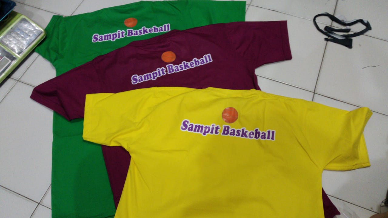 Contoh kaos sablon dtg